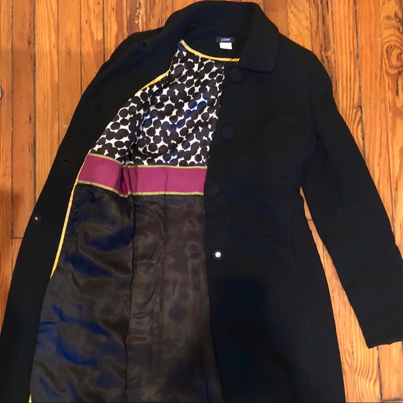 J. Crew Jackets & Blazers - J Crew Coat with Beautiful Silk Lining
